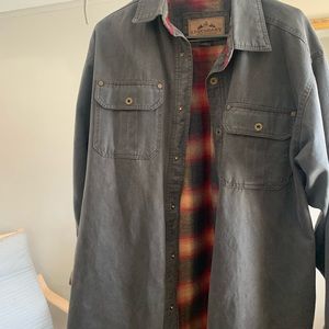 Legendary Whitetail Flannel Lined Jacket Coat Size L
